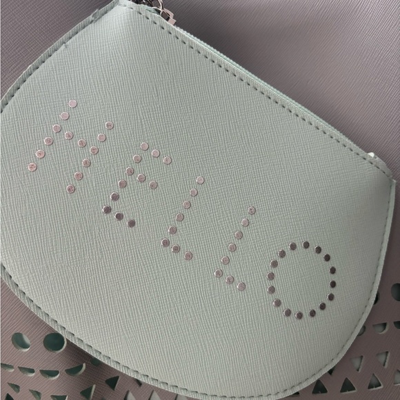 Bath & Body Works Gray and Mint Tote Bag with Mint Pouch - Picture 3 of 6